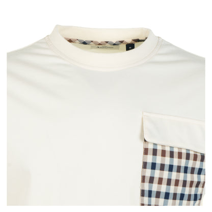 Active Lamina Pocket T Shirt Old White