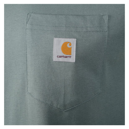 Short Sleeve Pocket T Shirt Velvet Green