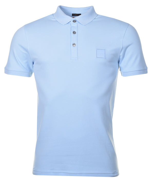 Passenger Short Sleeve Polo Shirt 460 Open Blue