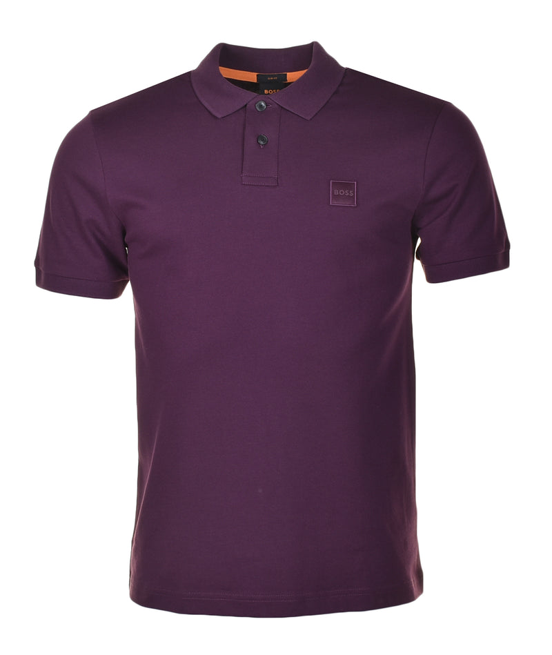 Passenger Short Sleeve Polo Shirt Medium Purple