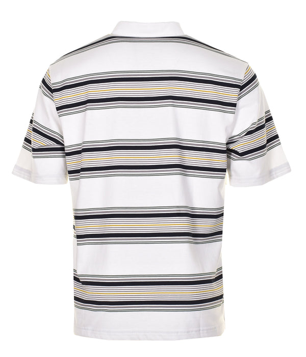 Short Sleeve Gaines Rugby Shirt Striped Wax