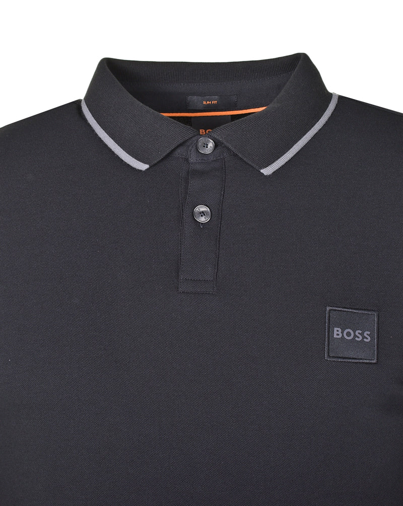 Passertip Short Sleeve Polo Shirt Black