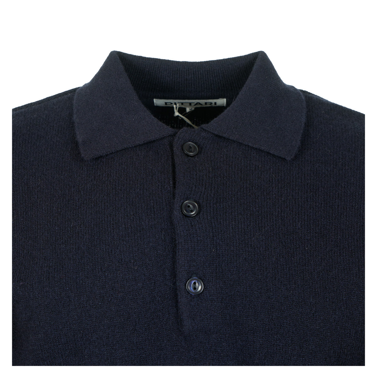 Lambswool Polo Navy