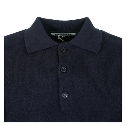 Lambswool Polo Navy