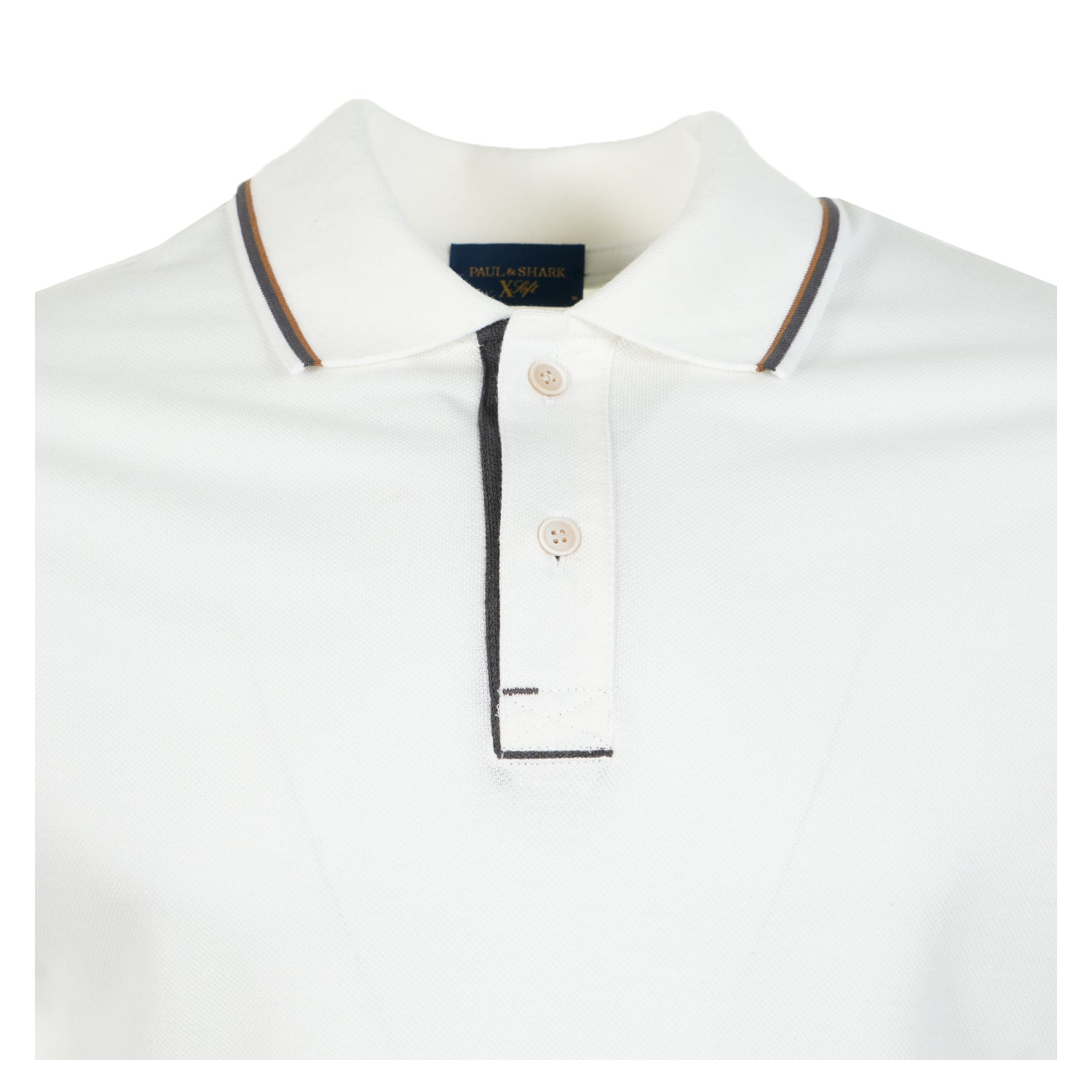 Short Sleeve XSoft Tipped Polo Shirt White