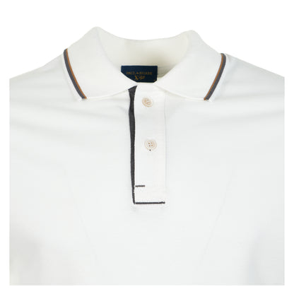 Short Sleeve XSoft Tipped Polo Shirt White