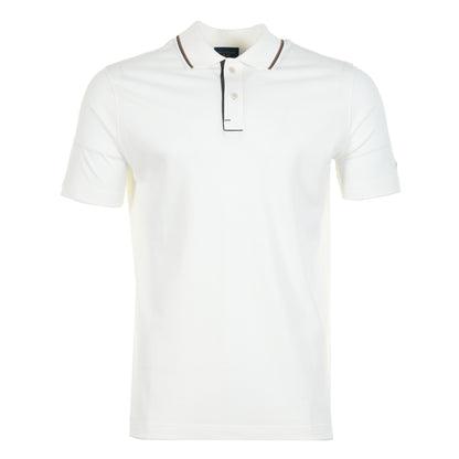 Short Sleeve XSoft Tipped Polo Shirt White