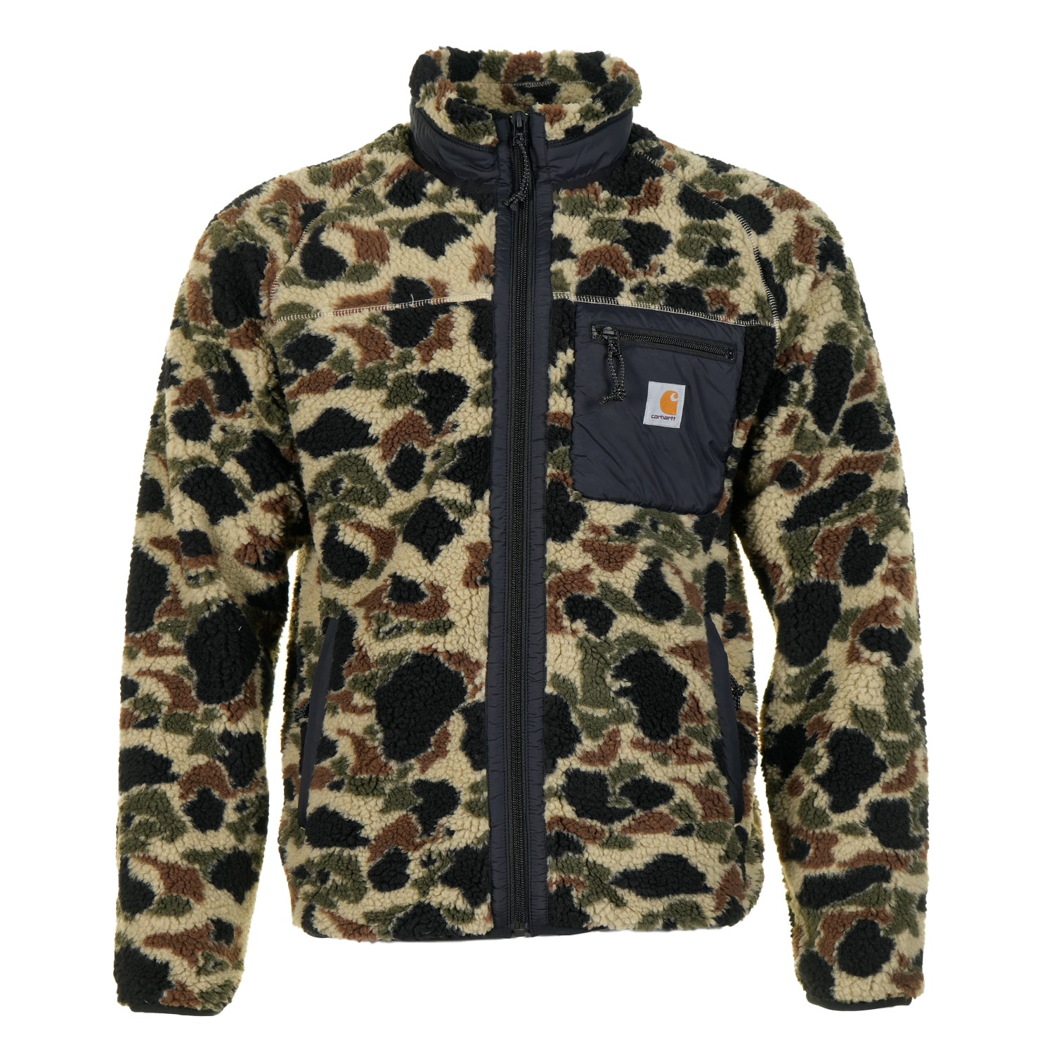 Prentis Liner Fleece Camo Duck Jacquard Green
