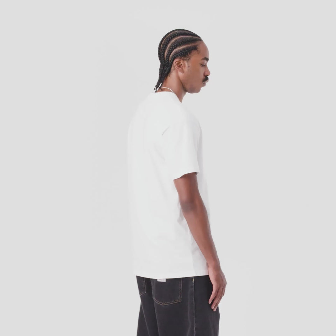 Short Sleeve Chase T Shirt White Gold
