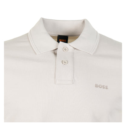 Prime Short Sleeve Polo Shirt 070 Open Grey