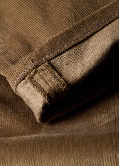 Slim Tapered Fit Cords Hazelnut