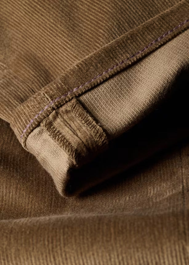 Slim Tapered Fit Cords Hazelnut