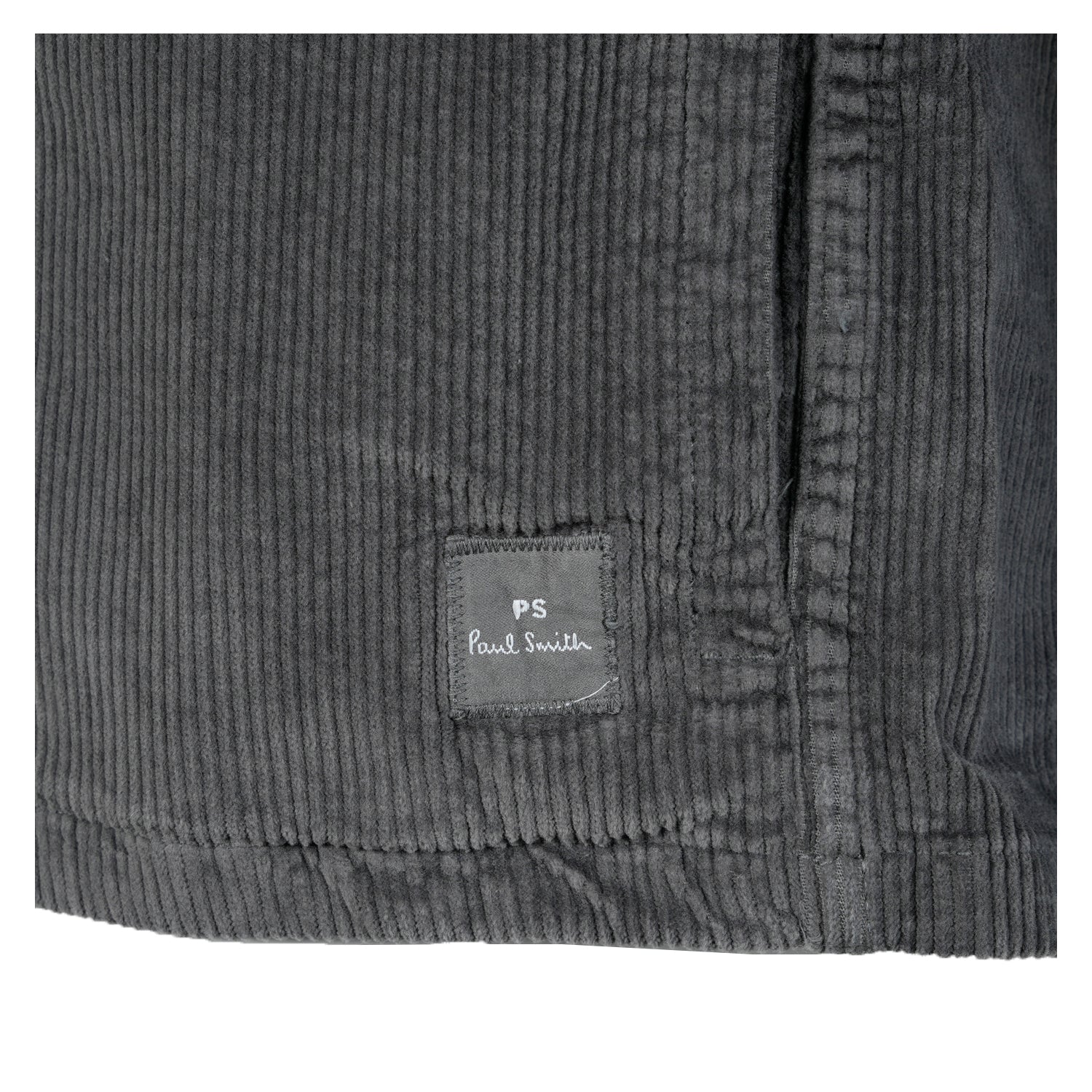 Casual Fit Corduroy Overshirt Jacket Slate