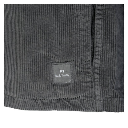 Casual Fit Corduroy Overshirt Jacket Slate