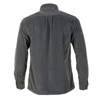 Casual Fit Corduroy Overshirt Jacket Slate
