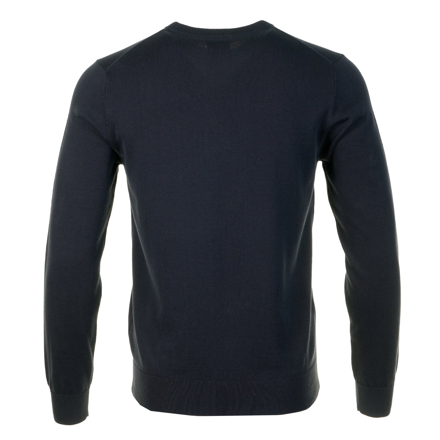 Knitted Zebra Crew Neck Jumper Very Dark Navy