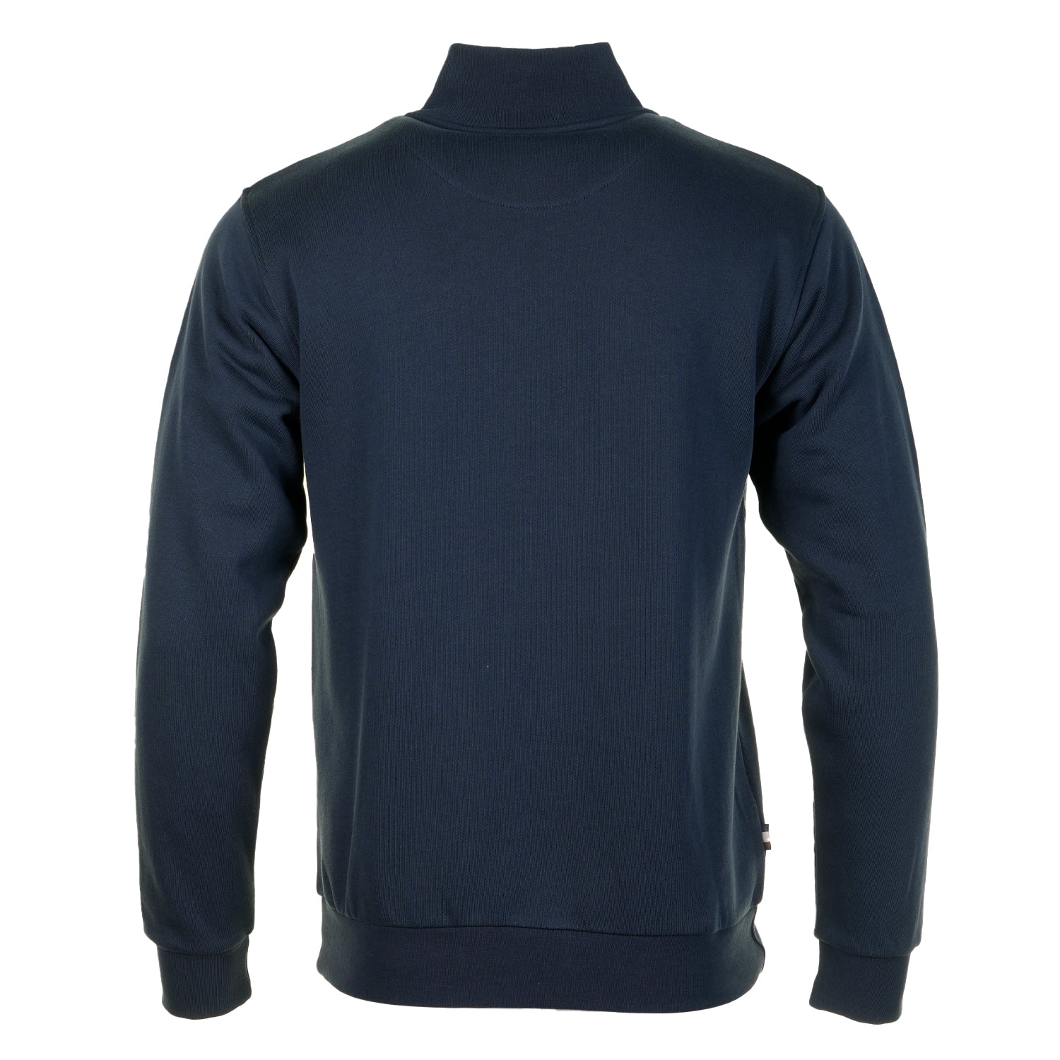 Active Club Check Shoulder Quarter Zip Navy