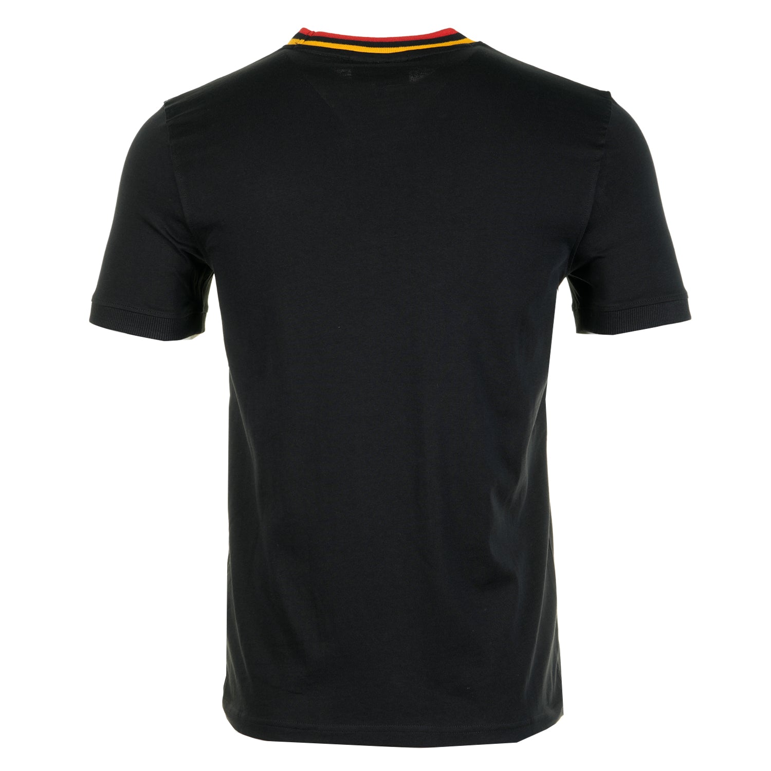 Rainer FC T Shirt Black Old Gold Adrenaline Rush