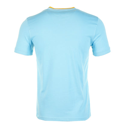 Rainer FC T Shirt Baltic Sea White Old Gold