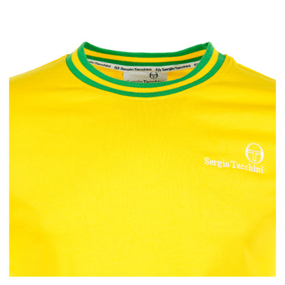 Rainer FC T Shirt Cyber Yellow Fern Green