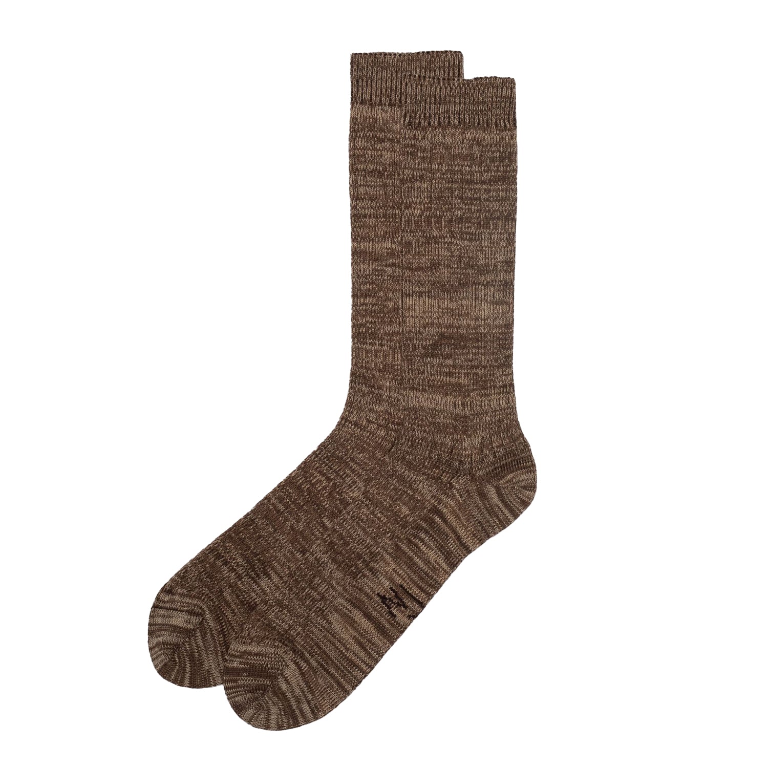 Rasmusson Rib Socks Brown Melange