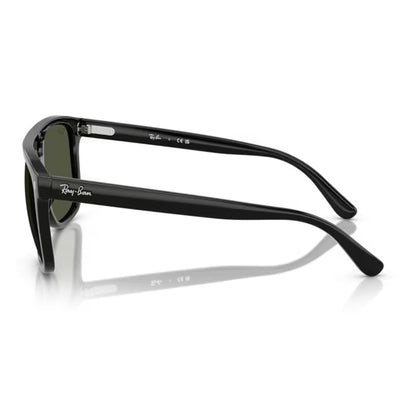 side image of the Ray-ban RB2213 Black / Green sunglasses