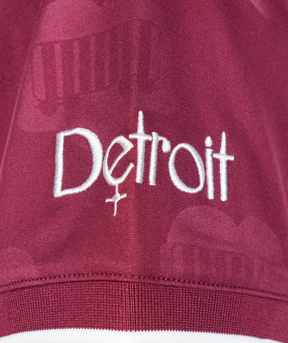 Short Sleeve Hartt's Football T Shirt Jacquard Mulberry