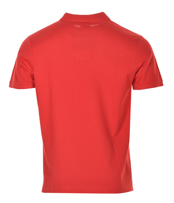 Short Sleeve Polo Shirt Bright Red
