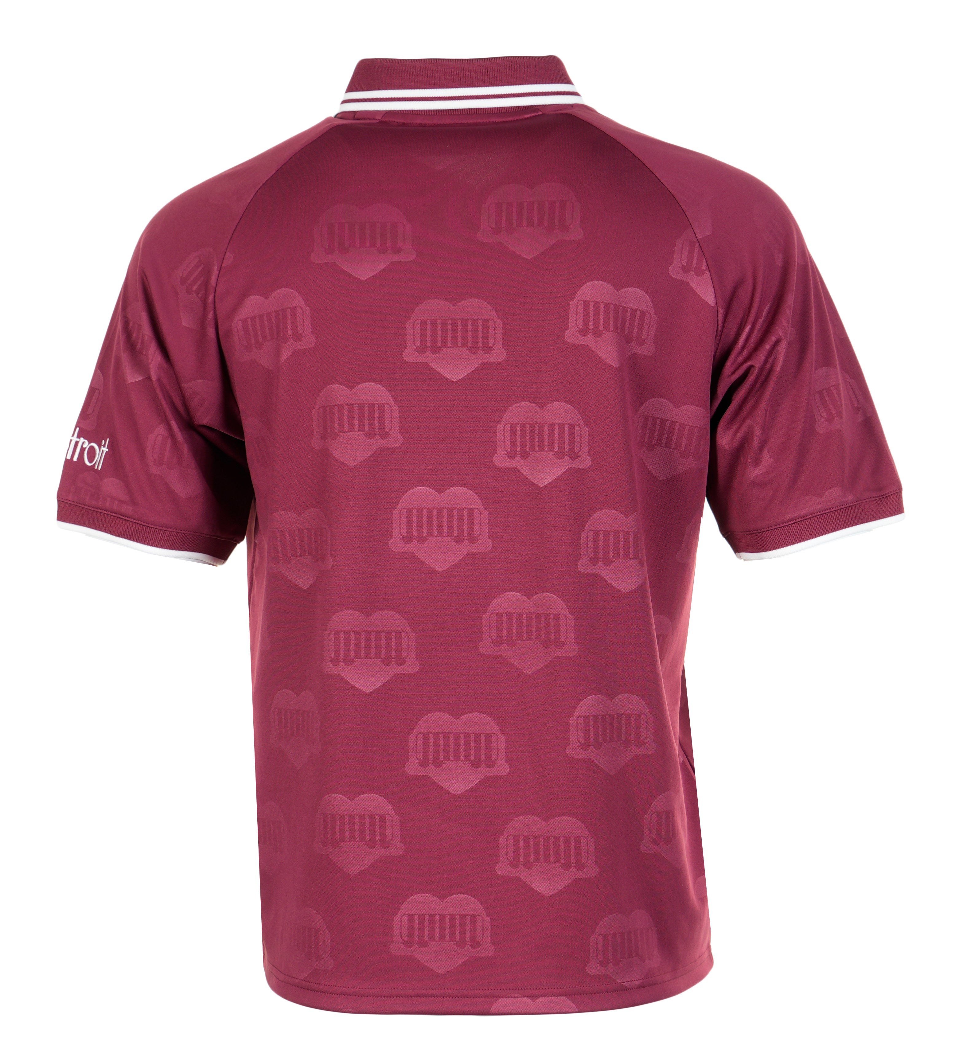 Short Sleeve Hartt's Football T Shirt Jacquard Mulberry