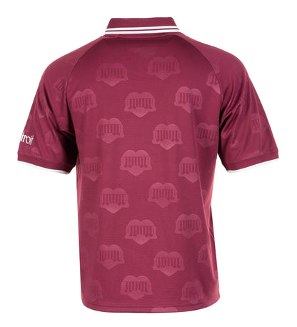 Short Sleeve Hartt's Football T Shirt Jacquard Mulberry