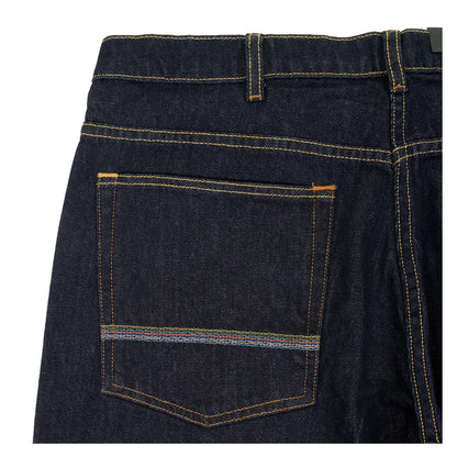 Relaxed Tapered Jeans Dark Rinse Wash