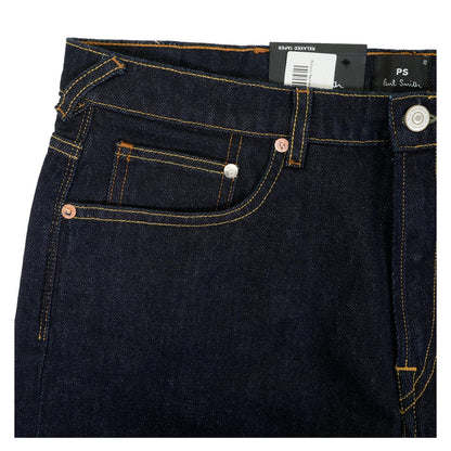 Relaxed Tapered Jeans Dark Rinse Wash