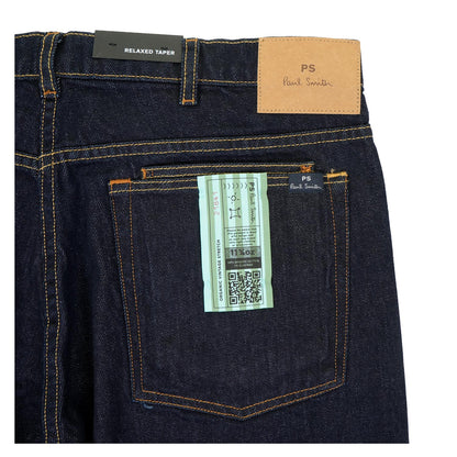Relaxed Tapered Jeans Dark Rinse Wash