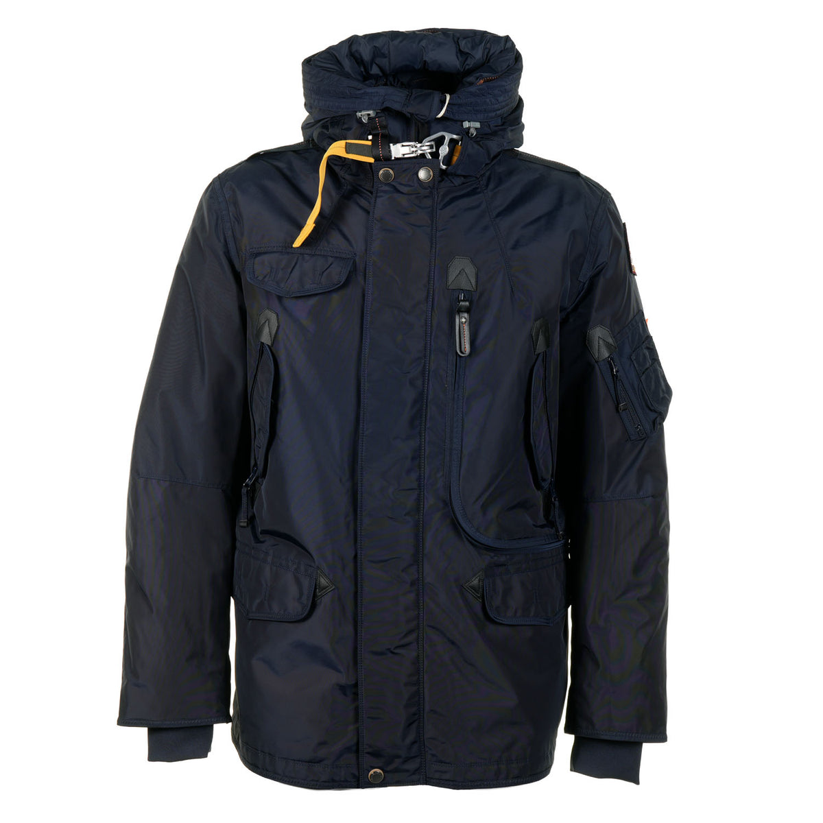 Right Hand Hooded Down Jacket Navy