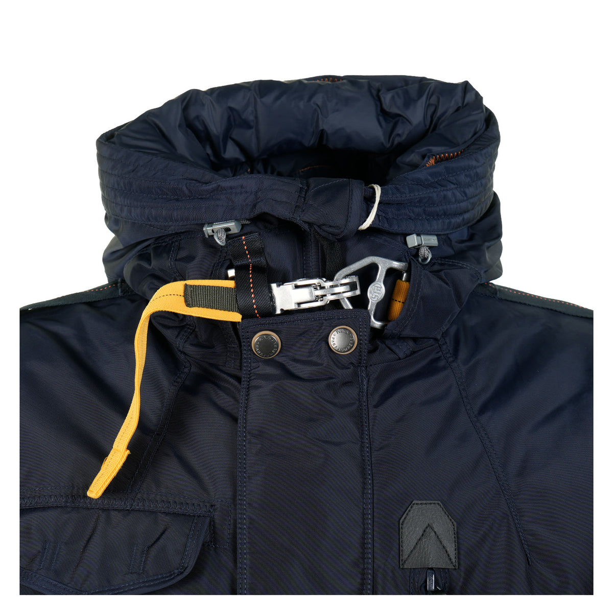 Right Hand Hooded Down Jacket Navy