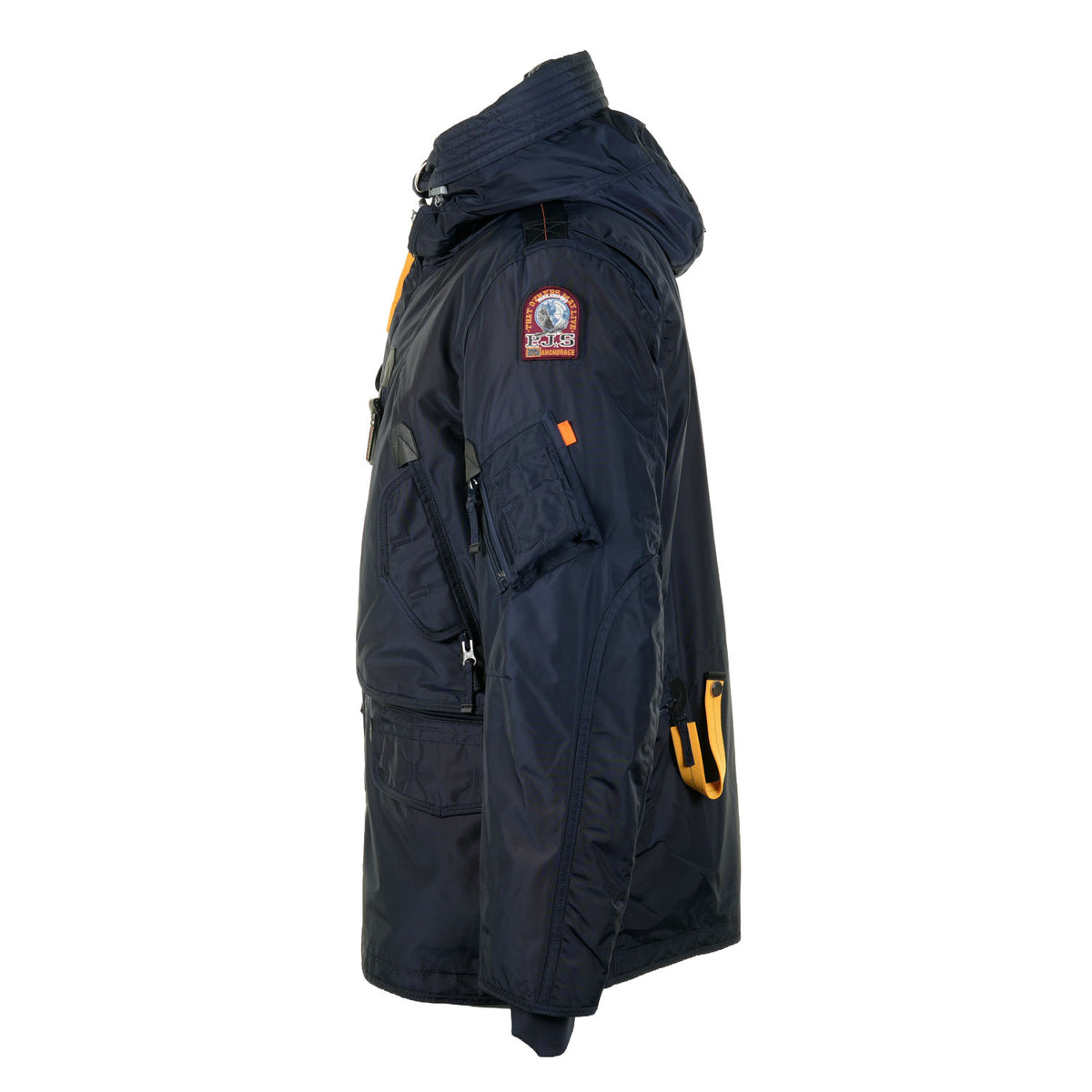 Right Hand Hooded Down Jacket Navy