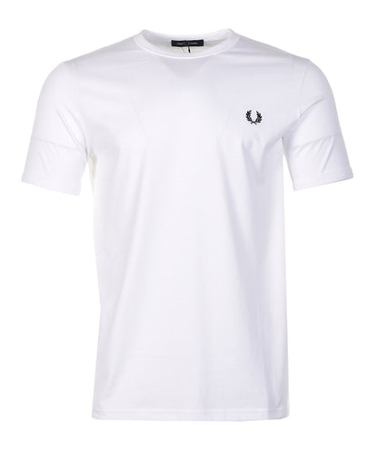 Ringer T Shirt White