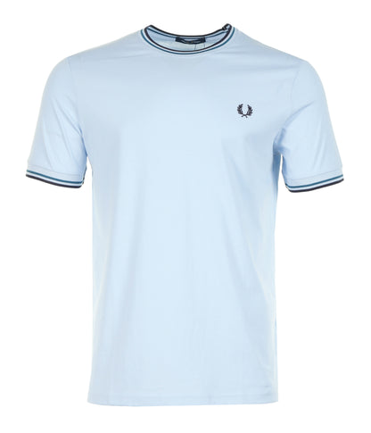 Twin Tipped T Shirt Light Smoke Petrol Blue
