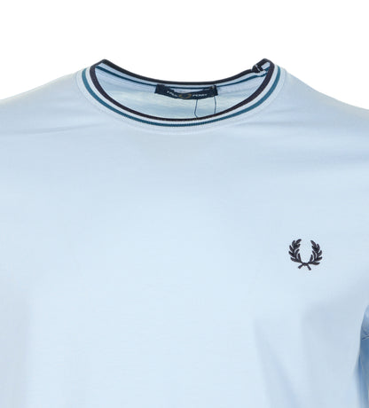 Twin Tipped T Shirt Light Smoke Petrol Blue