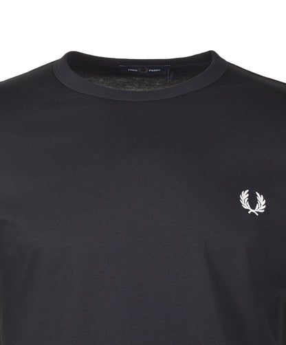 Ringer T Shirt Black