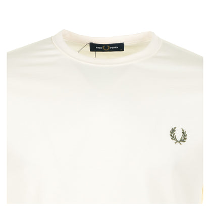 Fred Perry Ringer T Shirt Ecru