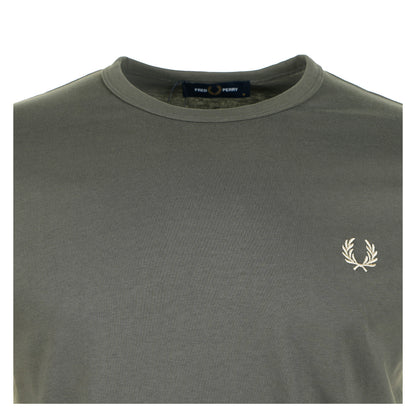 Ringer T Shirt Field Green