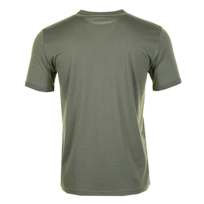 Ringer T Shirt Laurel Wreath Green