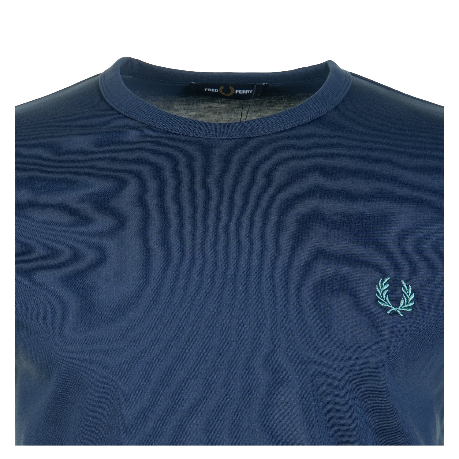 Ringer T Shirt Tennis Blue