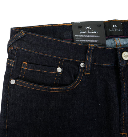 Tapered Fit Jeans Indigo Rinse