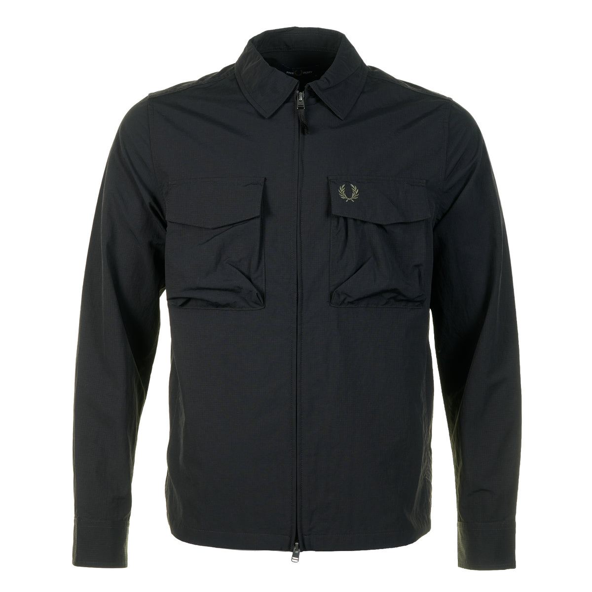Ripstop Pocket Overshirt Black