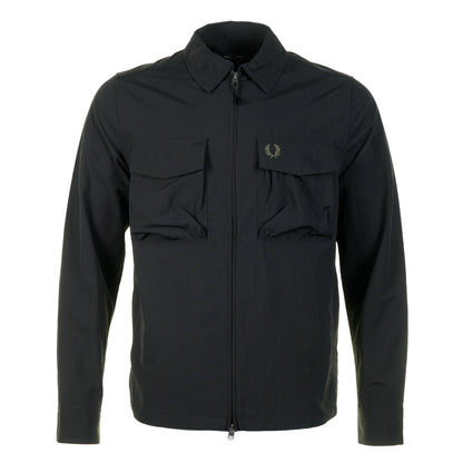 Ripstop Pocket Overshirt Black