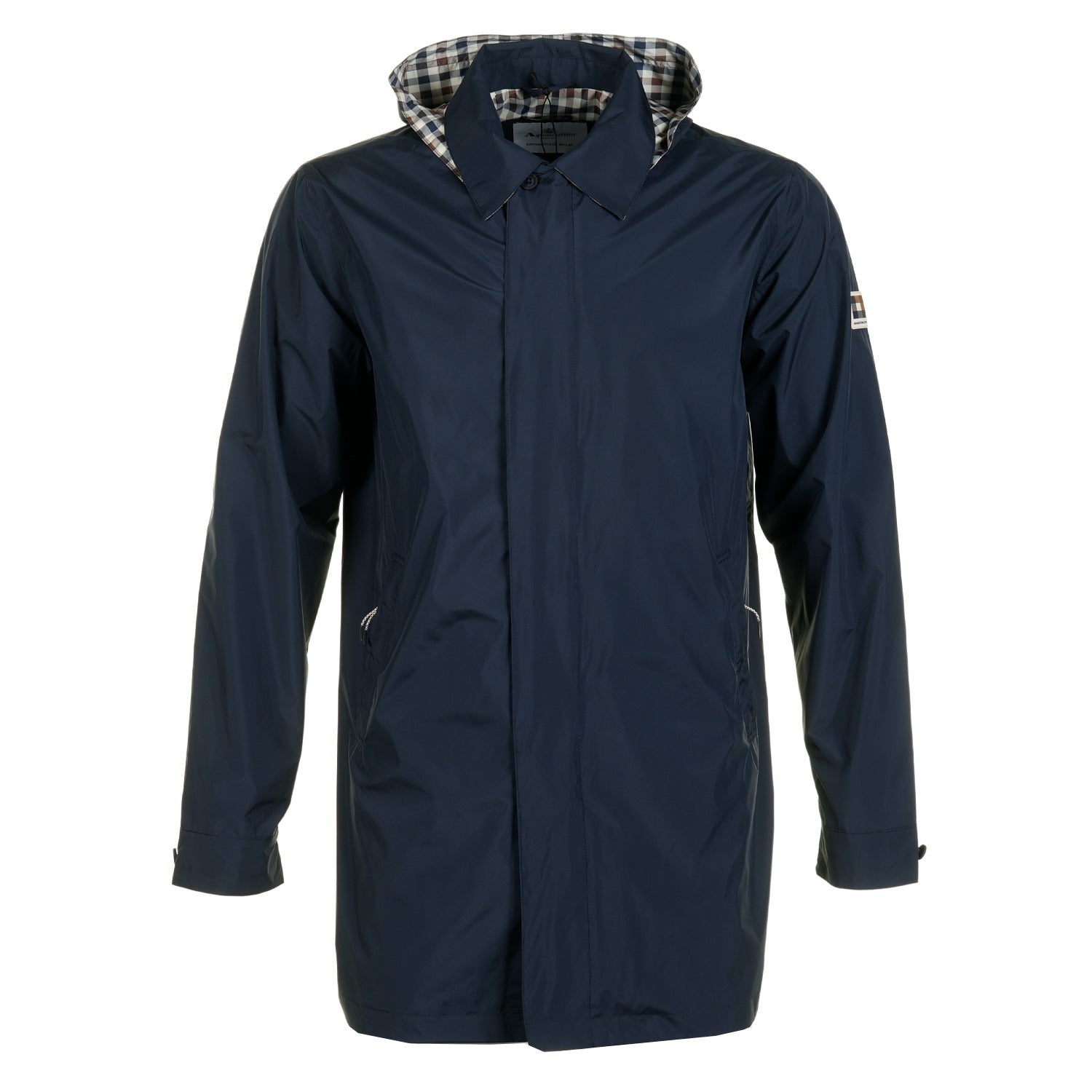 RLG Badge Packable Trench Coat Navy