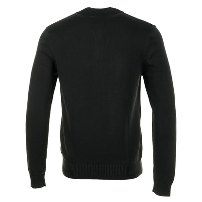 Roberto Knitted Long Sleeve Polo Black