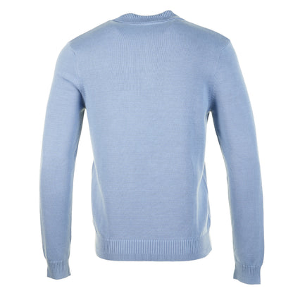 Roberto Knitted Long Sleeve Polo Country Blue